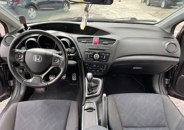 Honda Civic cena 20500 przebieg: 140318, rok produkcji 2012 z Kościerzyna małe 211